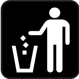 Download free trash recycling waste icon